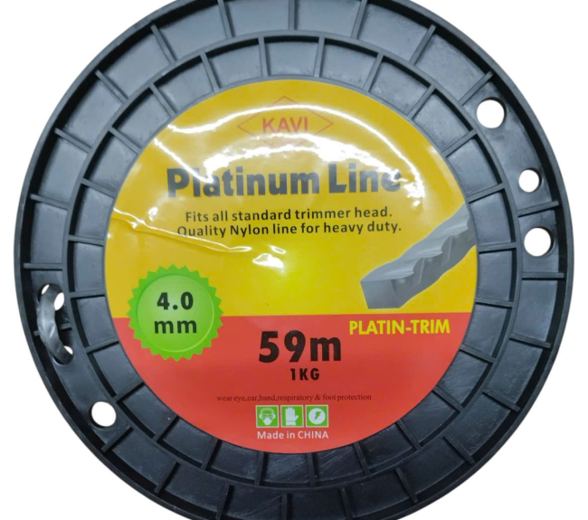 Cước cắt cỏ KAVI xám Platinum dày 4.0 mm