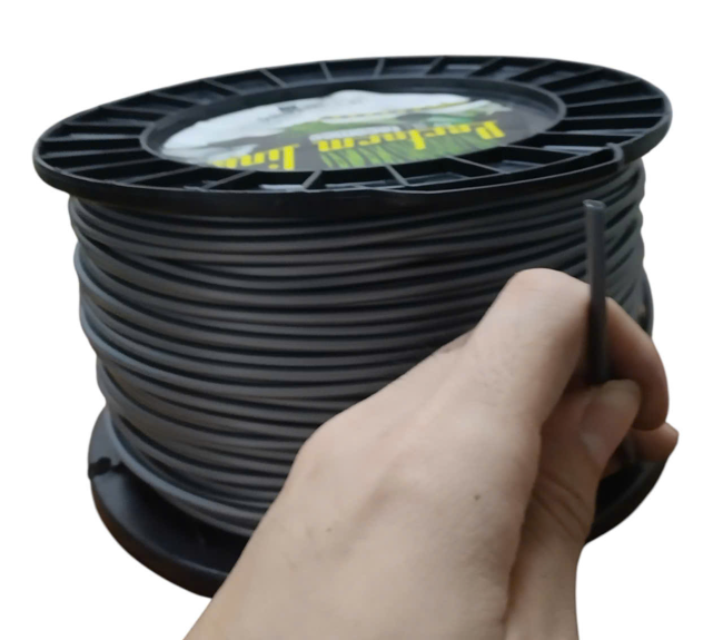 Cước cắt cỏ tròn xám 3.5mm làm từ chất liệu Platinum chuẩn Pháp [cuộn 123m]