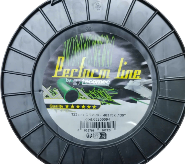 Cước cắt cỏ tròn xám 3.5mm làm từ chất liệu Platinum chuẩn Pháp [cuộn 123m]